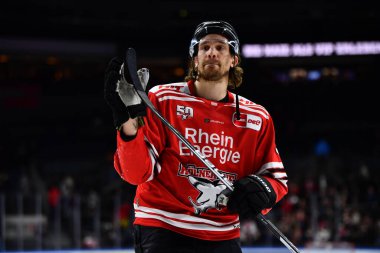 COLOGNE, GERMANY - JANUARY 18, 2023: ANDREAS THURESSON. Hockey match DEL Koelner Haie - Schwenninger Wild Wings