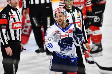 COLOGNE, GERMANY - JANUARY 18, 2023:  Hockey match DEL Koelner Haie - Schwenninger Wild Wings