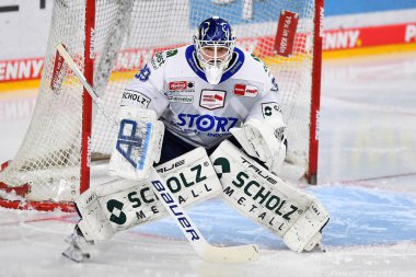 COLOGNE, GERMANY - JANUARY 18, 2023: MARVIN CUEPPER. Hockey match DEL Koelner Haie - Schwenninger Wild Wings