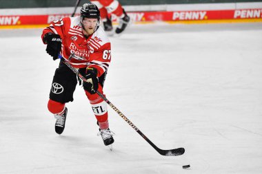 COLOGNE, GERMANY - JANUARY 18, 2023: STANISLAV DIETZ. Hockey match DEL Koelner Haie - Schwenninger Wild Wings