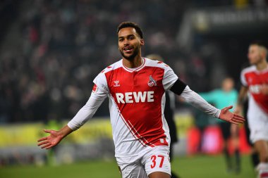GERMANY, COLOGNE - JANUARY 21, 2023: Linton Maina. The match of Bundesliga 1.FC Koeln  vs SV Werder Bremen