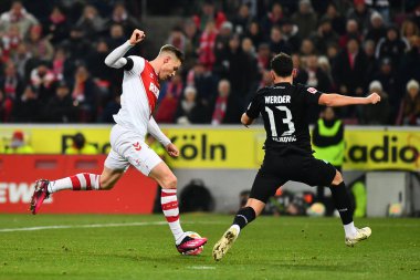 GERMANY, COLOGNE - JANUARY 21, 2023: Steffen Tigges. The match of Bundesliga 1.FC Koeln  vs SV Werder Bremen