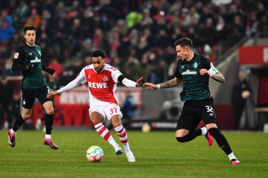 GERMANY, COLOGNE - JANUARY 21, 2023: Linton Maina. The match of Bundesliga 1.FC Koeln  vs SV Werder Bremen