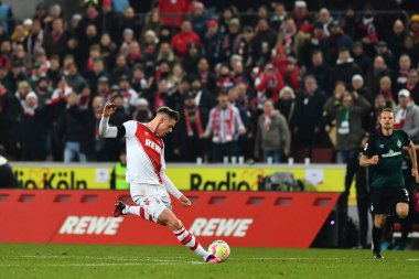 GERMANY, COLOGNE - JANUARY 21, 2023: Steffen Tigges. The match of Bundesliga 1.FC Koeln  vs SV Werder Bremen