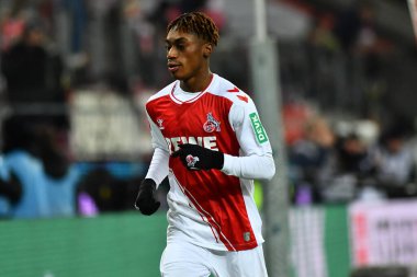 GERMANY, COLOGNE - JANUARY 21, 2023: Justin Diehl. The match of Bundesliga 1.FC Koeln  vs SV Werder Bremen