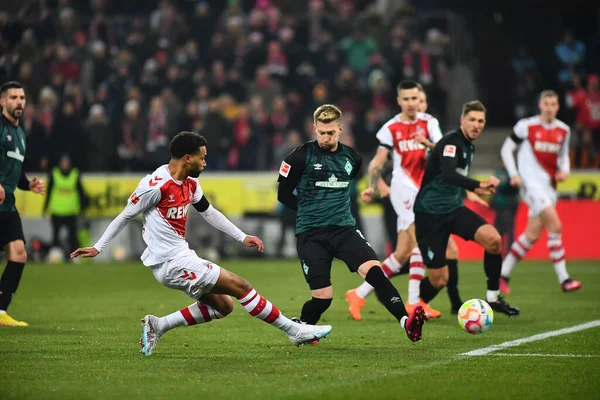 GERMANY, COLOGNE - JANUARY 21, 2023: Linton Maina. The match of Bundesliga 1.FC Koeln  vs SV Werder Bremen