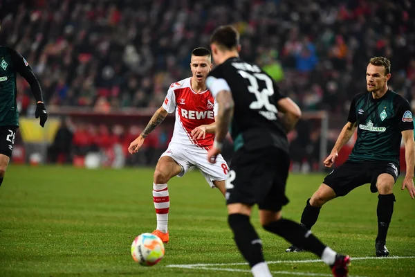 GERMANY, COLOGNE - JANUARY 21, 2023: The match of Bundesliga 1.FC Koeln  vs SV Werder Bremen