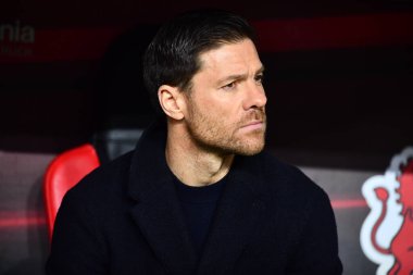 LEVERKUSEN, GERMANY - 25.01.23: Xabi Alonso. The Bundesliga match FC Bayer 04 Leverkusen vs VfL Bochum at BayArena