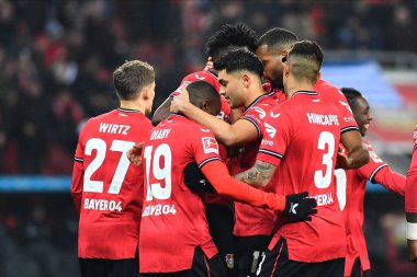 LEVERKUSEN, GERMANY - 25.01.23: The Bundesliga match FC Bayer 04 Leverkusen vs VfL Bochum at BayArena
