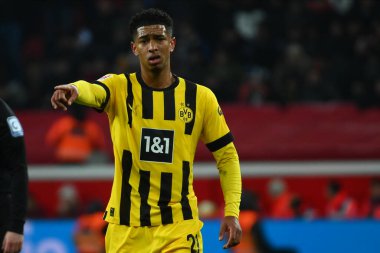 LEVERKUSEN, GERMANY - 29.01.23: Jude Bellingham. The Bundesliga match FC Bayer 04 Leverkusen vs Borussia Dortmund at BayArena