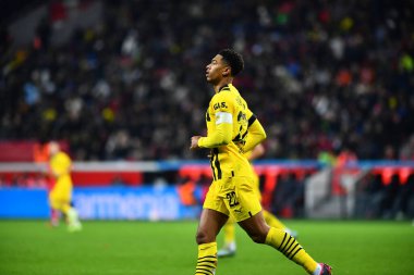 LEVERKUSEN, GERMANY - 29.01.23: Jude Bellingham. The Bundesliga match FC Bayer 04 Leverkusen vs Borussia Dortmund at BayArena