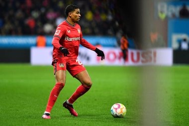 LEVERKUSEN, GERMANY - 29.01.23: Amine Adli. The Bundesliga match FC Bayer 04 Leverkusen vs Borussia Dortmund at BayArena