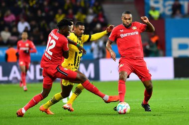 LEVERKUSEN, GERMANY - 29.01.23: The Bundesliga match FC Bayer 04 Leverkusen vs Borussia Dortmund at BayArena