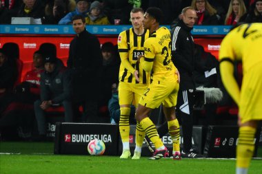 LEVERKUSEN, GERMANY - 29.01.23: Jude Bellingham. The Bundesliga match FC Bayer 04 Leverkusen vs Borussia Dortmund at BayArena