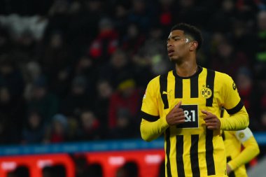 LEVERKUSEN, GERMANY - 29.01.23: Jude Bellingham. The Bundesliga match FC Bayer 04 Leverkusen vs Borussia Dortmund at BayArena