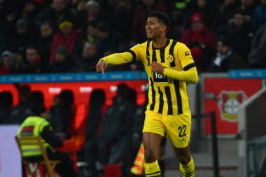 LEVERKUSEN, GERMANY - 29.01.23: Jude Bellingham. The Bundesliga match FC Bayer 04 Leverkusen vs Borussia Dortmund at BayArena