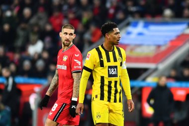 LEVERKUSEN, GERMANY - 29.01.23: Jude Bellingham. The Bundesliga match FC Bayer 04 Leverkusen vs Borussia Dortmund at BayArena