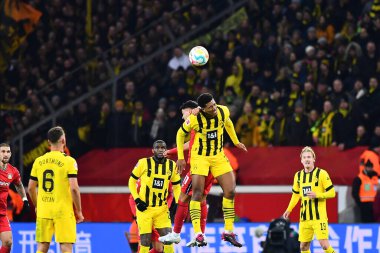 LEVERKUSEN, GERMANY - 29.01.23: Jude Bellingham. The Bundesliga match FC Bayer 04 Leverkusen vs Borussia Dortmund at BayArena