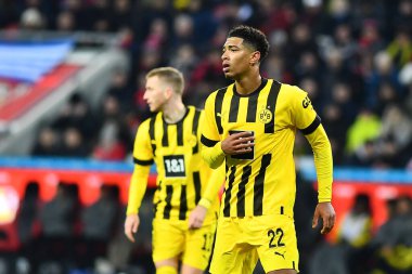 LEVERKUSEN, GERMANY - 29.01.23: Jude Bellingham. The Bundesliga match FC Bayer 04 Leverkusen vs Borussia Dortmund at BayArena