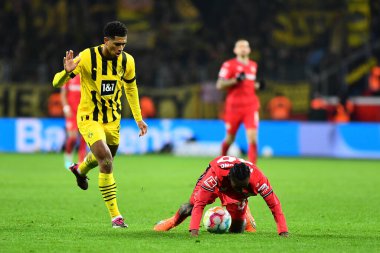 LEVERKUSEN, GERMANY - 29.01.23: Jude Bellingham. The Bundesliga match FC Bayer 04 Leverkusen vs Borussia Dortmund at BayArena