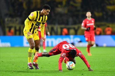 LEVERKUSEN, GERMANY - 29.01.23: Jude Bellingham. The Bundesliga match FC Bayer 04 Leverkusen vs Borussia Dortmund at BayArena