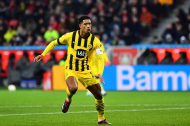 LEVERKUSEN, GERMANY - 29.01.23: Jude Bellingham. The Bundesliga match FC Bayer 04 Leverkusen vs Borussia Dortmund at BayArena