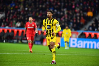 LEVERKUSEN, GERMANY - 29.01.23: Jude Bellingham. The Bundesliga match FC Bayer 04 Leverkusen vs Borussia Dortmund at BayArena