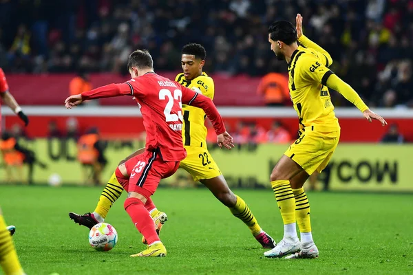 LEVERKUSEN, GERMANY - 29.01.23: Jude Bellingham. The Bundesliga match FC Bayer 04 Leverkusen vs Borussia Dortmund at BayArena