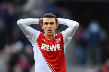 COLOGNE, Almanya - 04.02.23: Dejan Ljubiciç. Maç 1 'de. Bundesliga 1.FC Koeln RB Leipzig 'e karşı RHEIN ENERGIE STADION