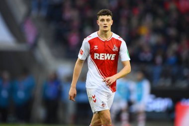 COLOGNE, ALMANY - 04.02.23: Maç 1 'de. Bundesliga 1.FC Koeln RB Leipzig 'e karşı RHEIN ENERGIE STADION