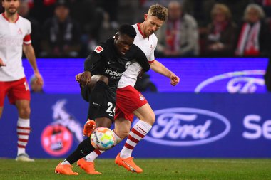 COLOGNE, GERMANY - 12.02.23: Aurelio Buta. The match of 1. Bundesliga 1. FC Koeln vs Eintracht Frankfurt at Rhein Energie Stadium