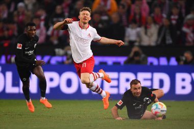 COLOGNE, GERMANY - 12.02.23: The match of 1. Bundesliga 1. FC Koeln vs Eintracht Frankfurt at Rhein Energie Stadium