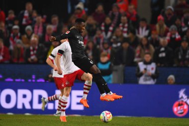 COLOGNE, GERMANY - 12.02.23: Aurelio Buta. The match of 1. Bundesliga 1. FC Koeln vs Eintracht Frankfurt at Rhein Energie Stadium