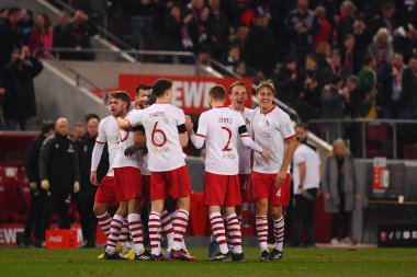 COLOGNE, GERMANY - 12.02.23: The match of 1. Bundesliga 1. FC Koeln vs Eintracht Frankfurt at Rhein Energie Stadium
