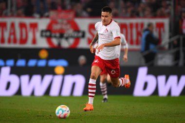 COLOGNE, GERMANY - 12.02.23: The match of 1. Bundesliga 1. FC Koeln vs Eintracht Frankfurt at Rhein Energie Stadium