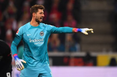 KOLOGNE, ALMANY - 12.02.23: Maç 1 'de. Bundesliga 1. FC Koeln Eintracht Frankfurt 'a karşı Rhein Enerji Stadyumu