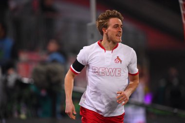 COLOGNE, GERMANY - 12.02.23: The match of 1. Bundesliga 1. FC Koeln vs Eintracht Frankfurt at Rhein Energie Stadium