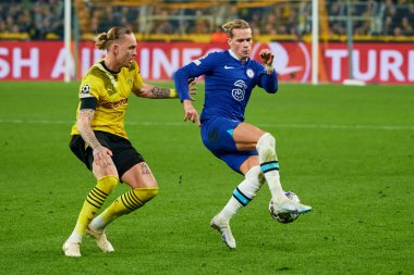 DORTMUND, GERMANY - 15.02.23: Mykhailo Mudryk. The match of match UEFA Champion League Borussia Dortmund vs FC Chelsea at SIGNAL IDUNA PARK