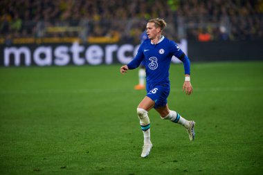 DORTMUND, GERMANY - 15.02.23: Mykhailo Mudryk during The match of match UEFA Champion League Borussia Dortmund vs FC Chelsea at SIGNAL IDUNA PARK