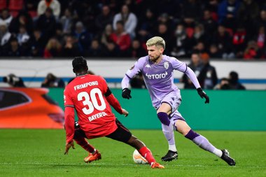 LEVERKUSEN, GERMANY - 16.02.23: Caio Henrique. The match of match UEFA Europa League Bayer 04 Leverkusen vs AS Monaco FC at Bayarena