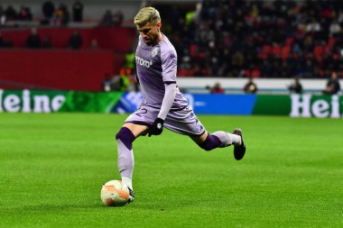 LEVERKUSEN, GERMANY - 16.02.23: Caio Henrique. The match of match UEFA Europa League Bayer 04 Leverkusen vs AS Monaco FC at Bayarena