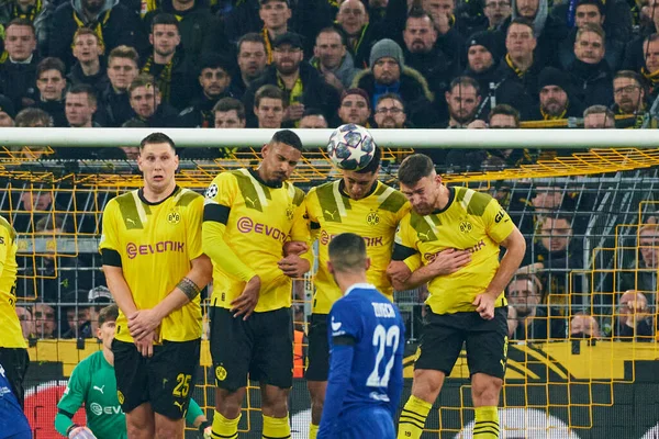 DORTMUND, GERMANY - 15.02.23: The match of match UEFA Champion League Borussia Dortmund vs FC Chelsea at SIGNAL IDUNA PARK