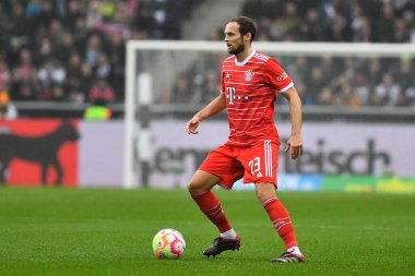 MOENCHENGLADBACH, GERMANY - FEBRUARY 18, 2023: The football match of Bundesliga Borussia Moenchengladbach vs Bayern Muenchen 