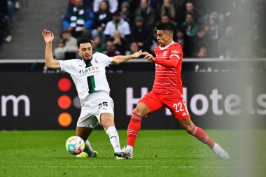 MOENCHENGLADBACH, GERMANY - FEBRUARY 18, 2023: The football match of Bundesliga Borussia Moenchengladbach vs Bayern Muenchen 