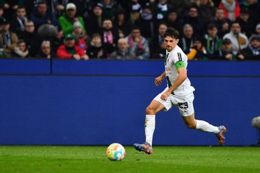 MOENCHENGLADBACH, GERMANY - FEBRUARY 18, 2023: The football match of Bundesliga Borussia Moenchengladbach vs Bayern Muenchen 