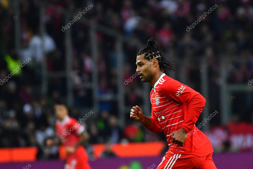 MOENCHENGLADBACH, GERMANY - FEBRUARY 18, 2023: The football match of Bundesliga Borussia Moenchengladbach vs Bayern Muenchen