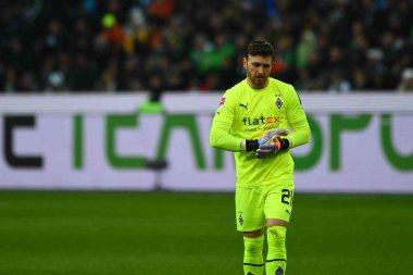 MOENCHENGLADBACH, GERMANY - MARCH 4, 2023: The football match of Bundesliga Borussia Moenchengladbach vs Freiburg