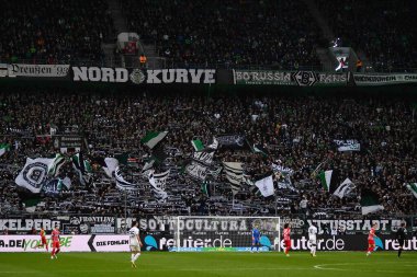 MOENCHENGLADBACH, GERMANY - MARCH 4, 2023: The football match of Bundesliga Borussia Moenchengladbach vs Freiburg