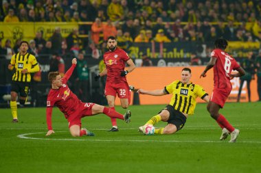 GERMANY, DORTMUND - MARCH 3, 2023: The match of Bundesliga Borussia Dortmund vs RB Leipzig at Signal Iduna Park at Signal Iduna Park