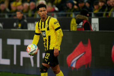 GERMANY, DORTMUND - 3 Mart 2023: Bundesliga Borussia Dortmund 'un Signal Iduna Park' taki RB Leipzig 'e karşı maçı